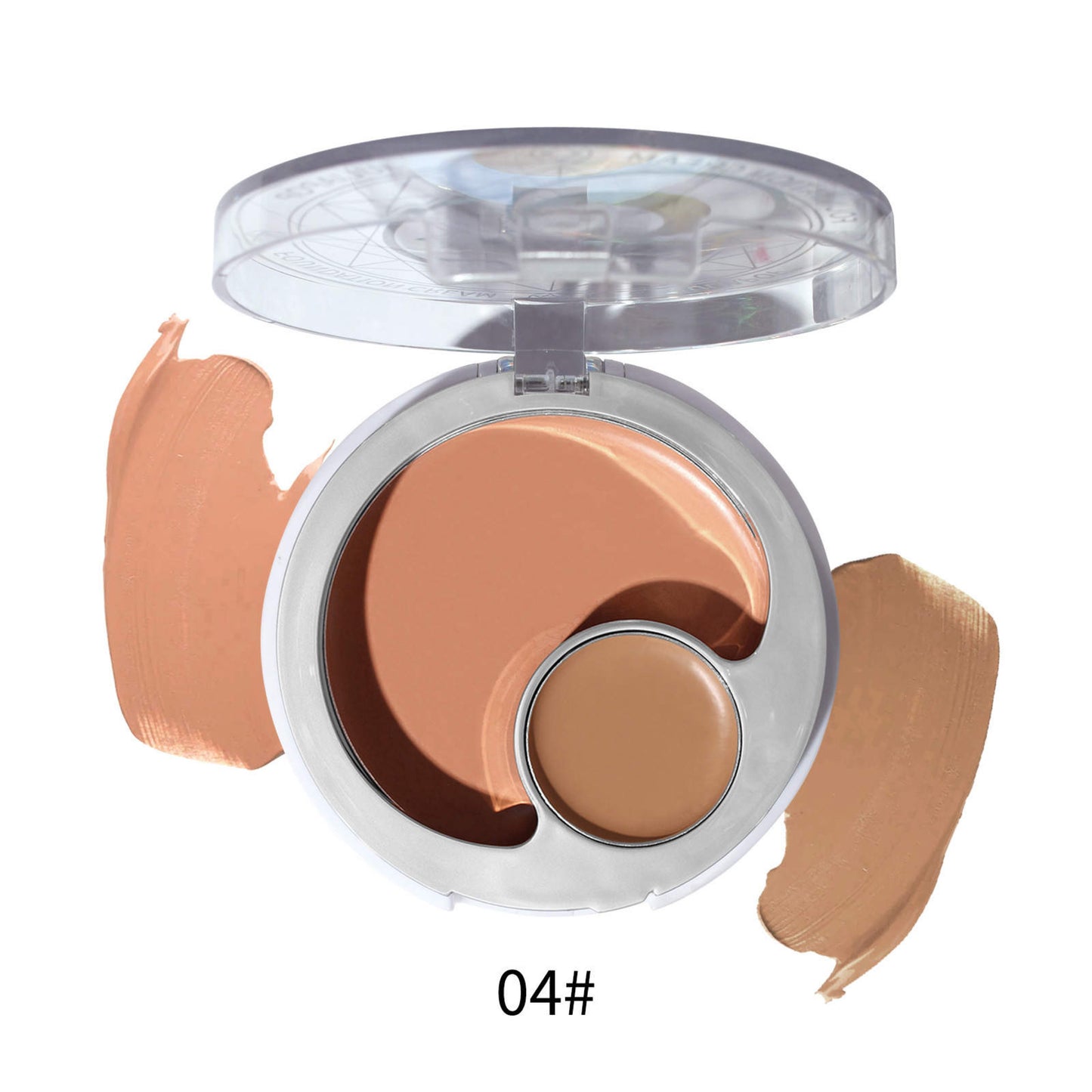 (2 in 1 BB Cream)Concealer +Cream Foundation Palette .