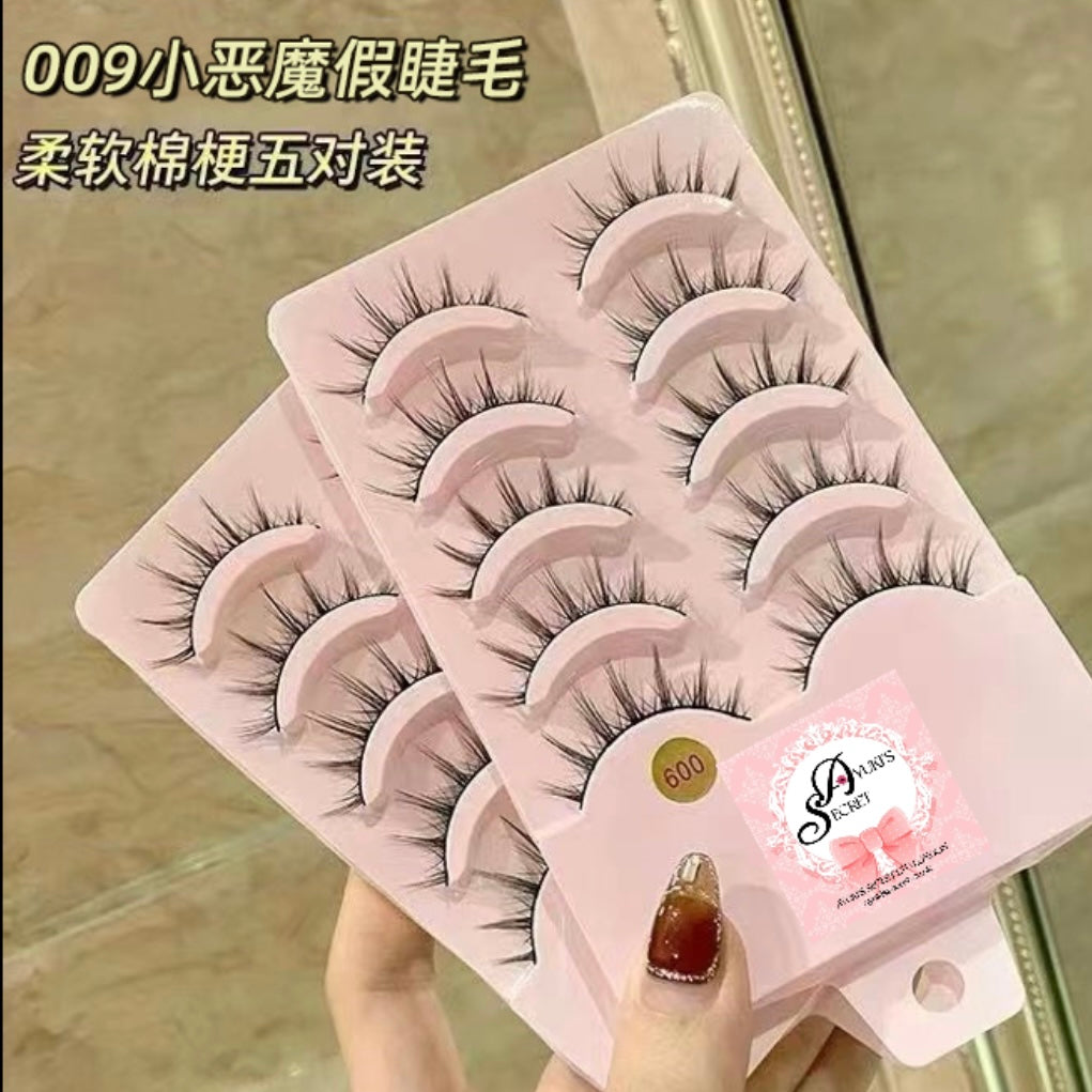 Japanese Style COS Comic Style Little <5 Pairs> Devil False Eyelashes