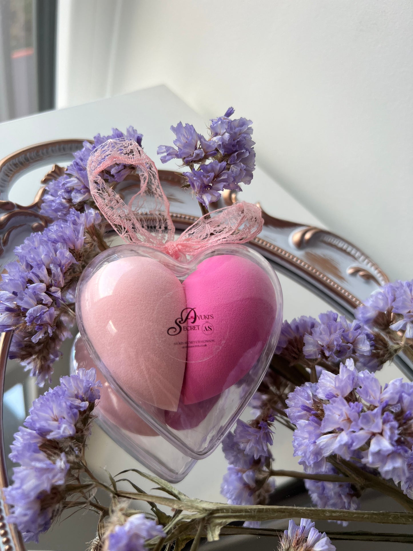 MAKE UP SPONGE HEART-SHAPED (2 Pack)