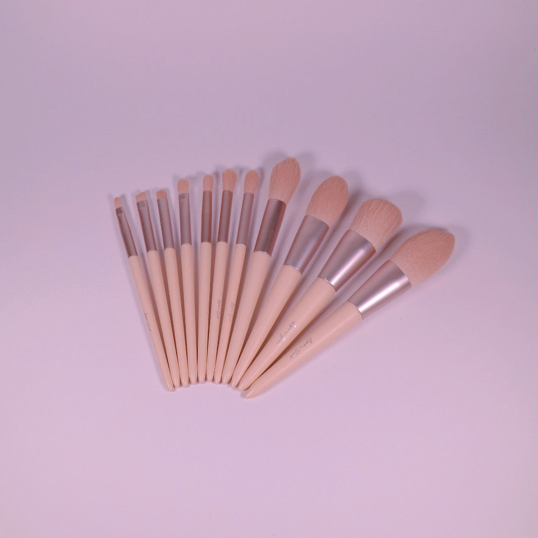 Ayuki’s Secret Professional Makeup Brush Set  * PINK LADY  * WITH Brush Roll
