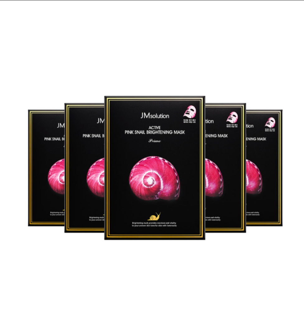 JMsolution
ACTIVE
PINK SNAIL BRIGHTENING MASK