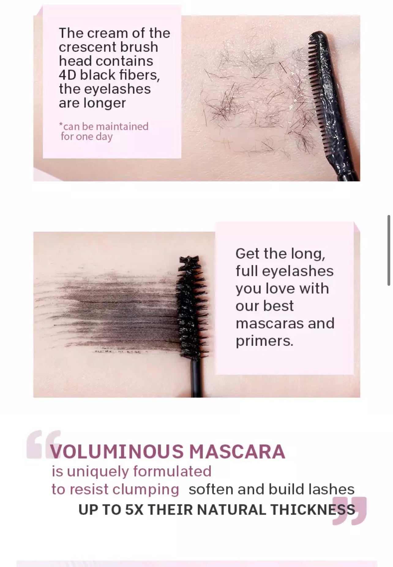 Double Brush Waterproof Mascara