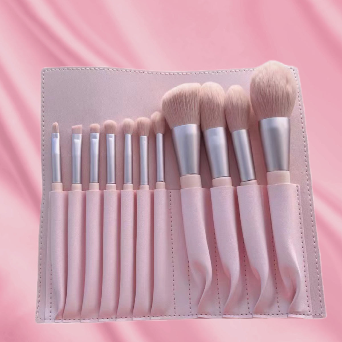 Ayuki’s Secret Professional Makeup Brush Set  * PINK LADY  * WITH Brush Roll