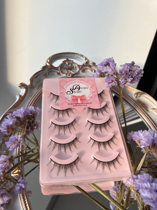 Japanese Style COS Comic Style Little <5 Pairs> Devil False Eyelashes